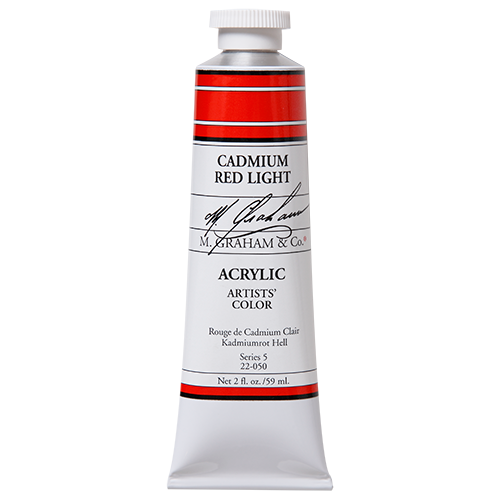 M Graham Acrylic 59ml Cadmium Red Light