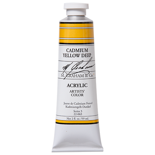 M Graham Acrylic 59ml Cadmium Yellow Deep