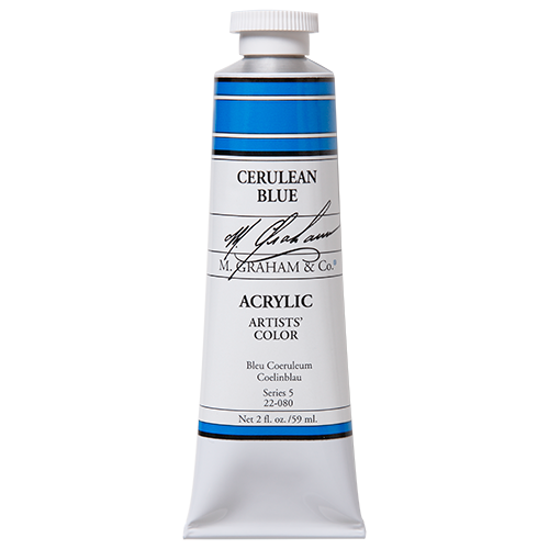 M Graham Acrylic 59ml Cerulean Blue