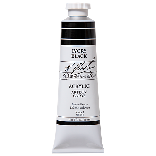 M Graham Acrylic 59ml Ivory Black