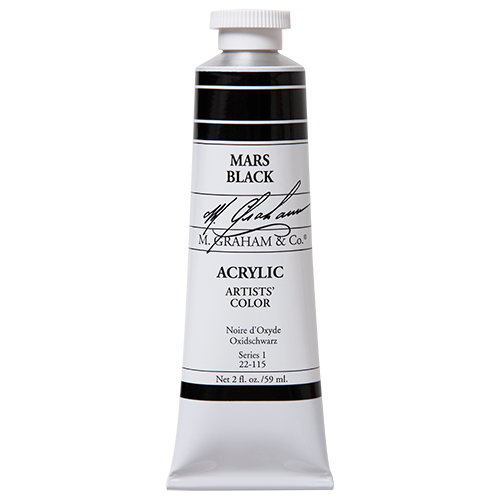 M Graham Acrylic 59ml Mars Black