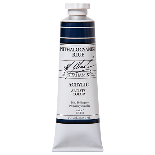 M Graham Acrylic 59ml Phthalo Blue