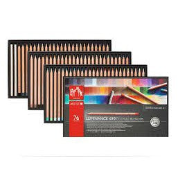 Caran d'Ache Luminance Pencils Set 76 + 2 Blenders - theartshop.com.au