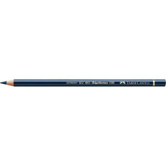 Faber Polychromos Pencil 157 Dark Indigo - theartshop.com.au