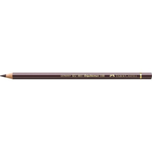 Faber Polychromos Pencil 177 Walnut Brown - theartshop.com.au