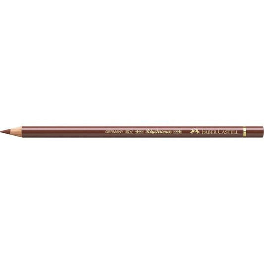 Faber Polychromos Pencil 283 Burnt Sienna - theartshop.com.au