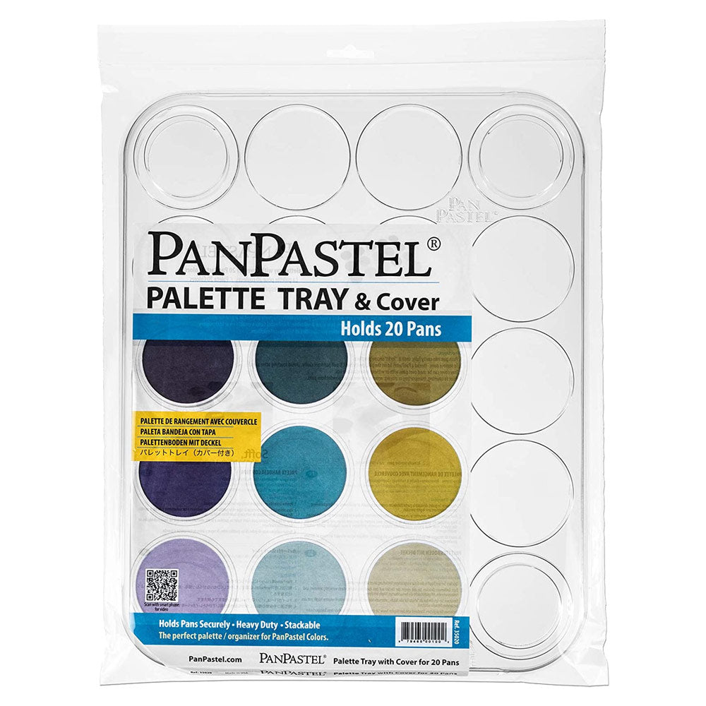 Pan Pastel Empty Palette Tray with Lid - Holds 20 Colours