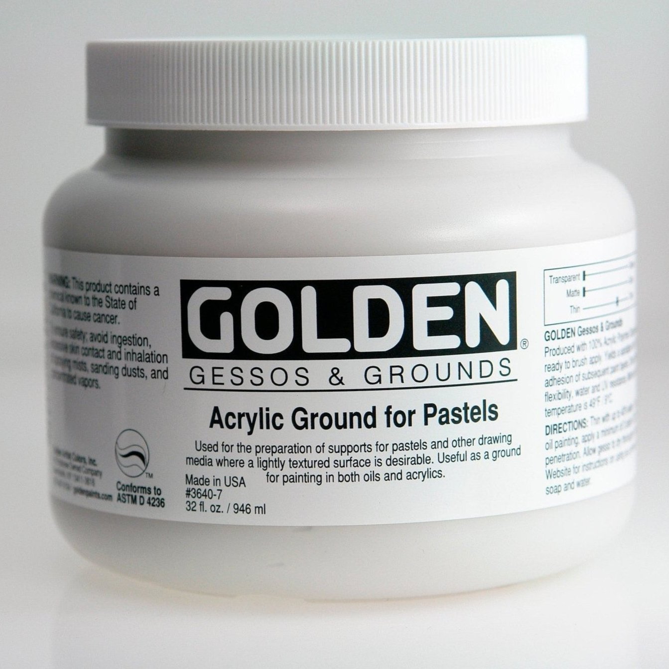 Golden Acrylic Ground for Pastels 946ml - theartshop.com.au