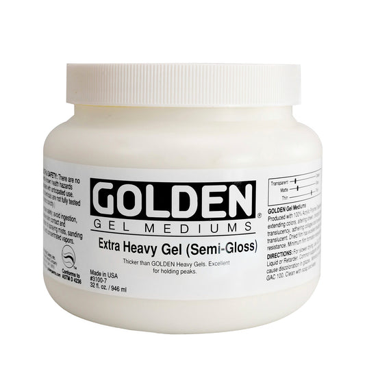 Golden Extra Heavy Gel (Semi-Gloss) 946ml - theartshop.com.au