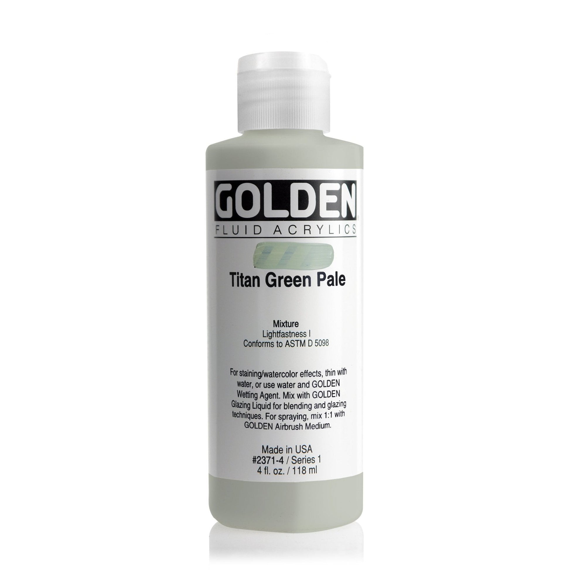 Golden Fluid 118ml Titan Green Pale - theartshop.com.au