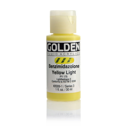 Golden Fluid 30ml Benzimidazolone Yellow Light - theartshop.com.au