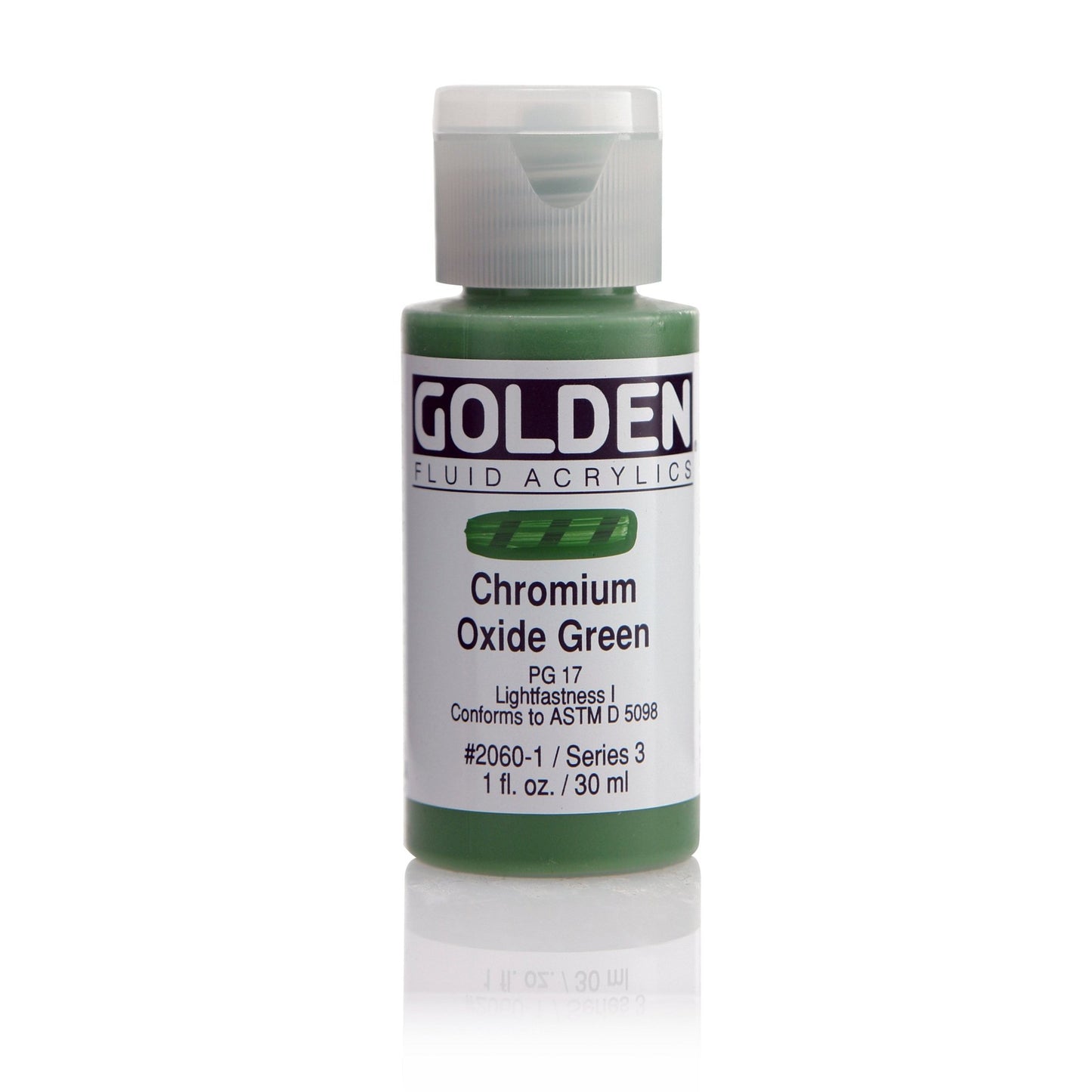 Golden Fluid Acrylic 30ml Chromium Oxide Green - theartshop.com.au