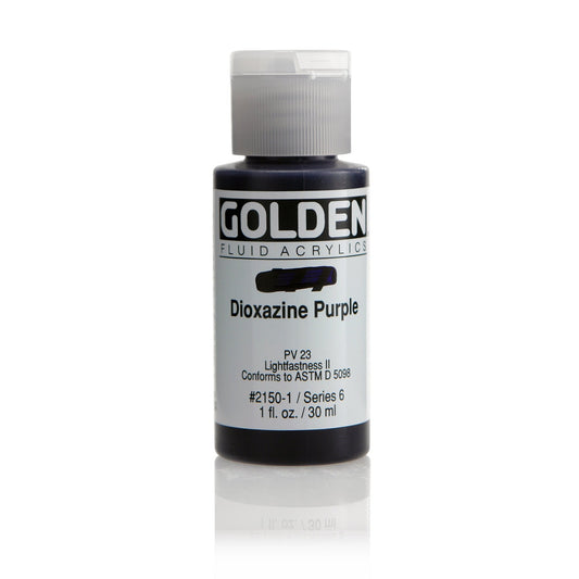 Golden Fluid Acrylic 30ml Dioxazine Purple - theartshop.com.au