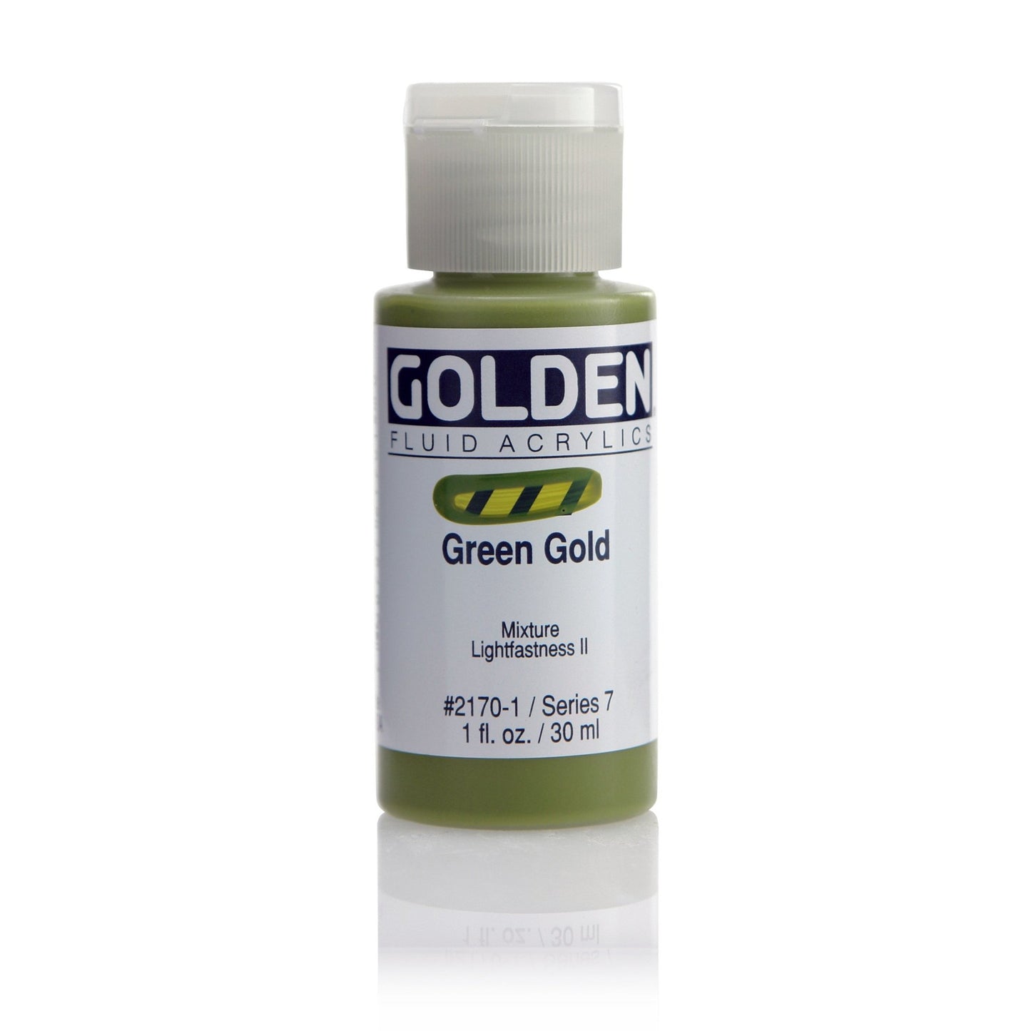 Golden Fluid Acrylic 30ml Green Gold - theartshop.com.au