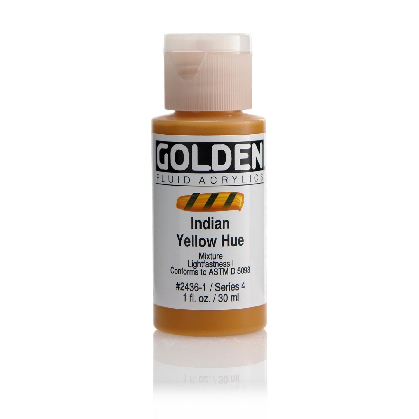 Golden Fluid Acrylic 30ml Indian Yellow Hue - theartshop.com.au