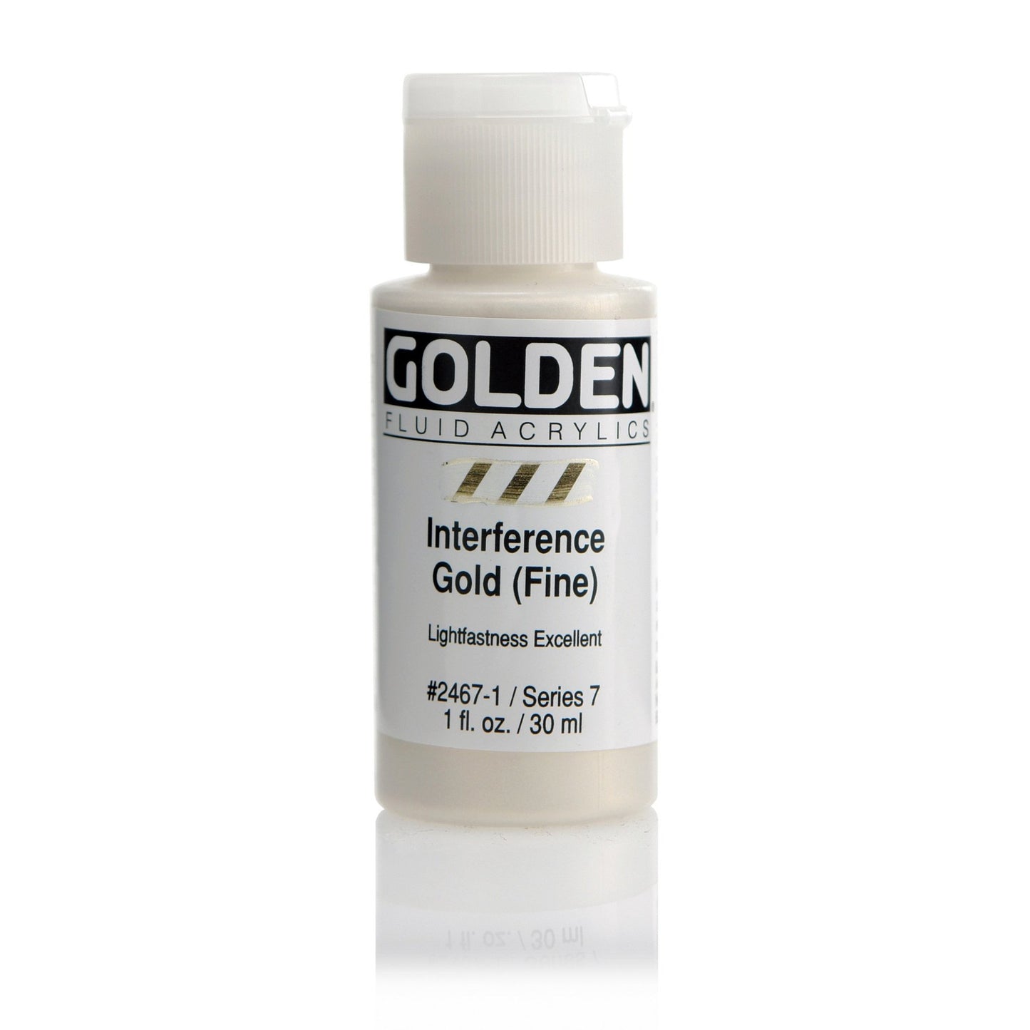 Golden Fluid Acrylic 30ml Interference Gold (fine) - theartshop.com.au