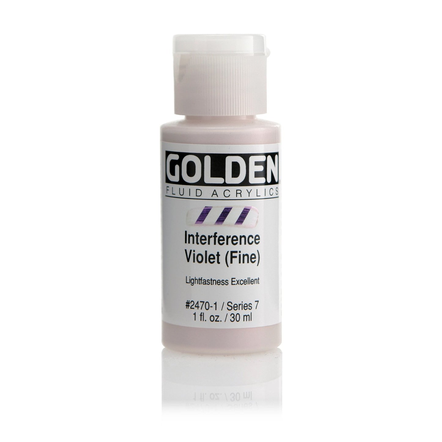 Golden Fluid Acrylic 30ml Interference Violet (fine) - theartshop.com.au