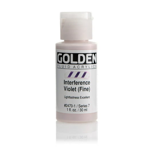 Golden Fluid Acrylic 30ml Interference Violet (fine) - theartshop.com.au