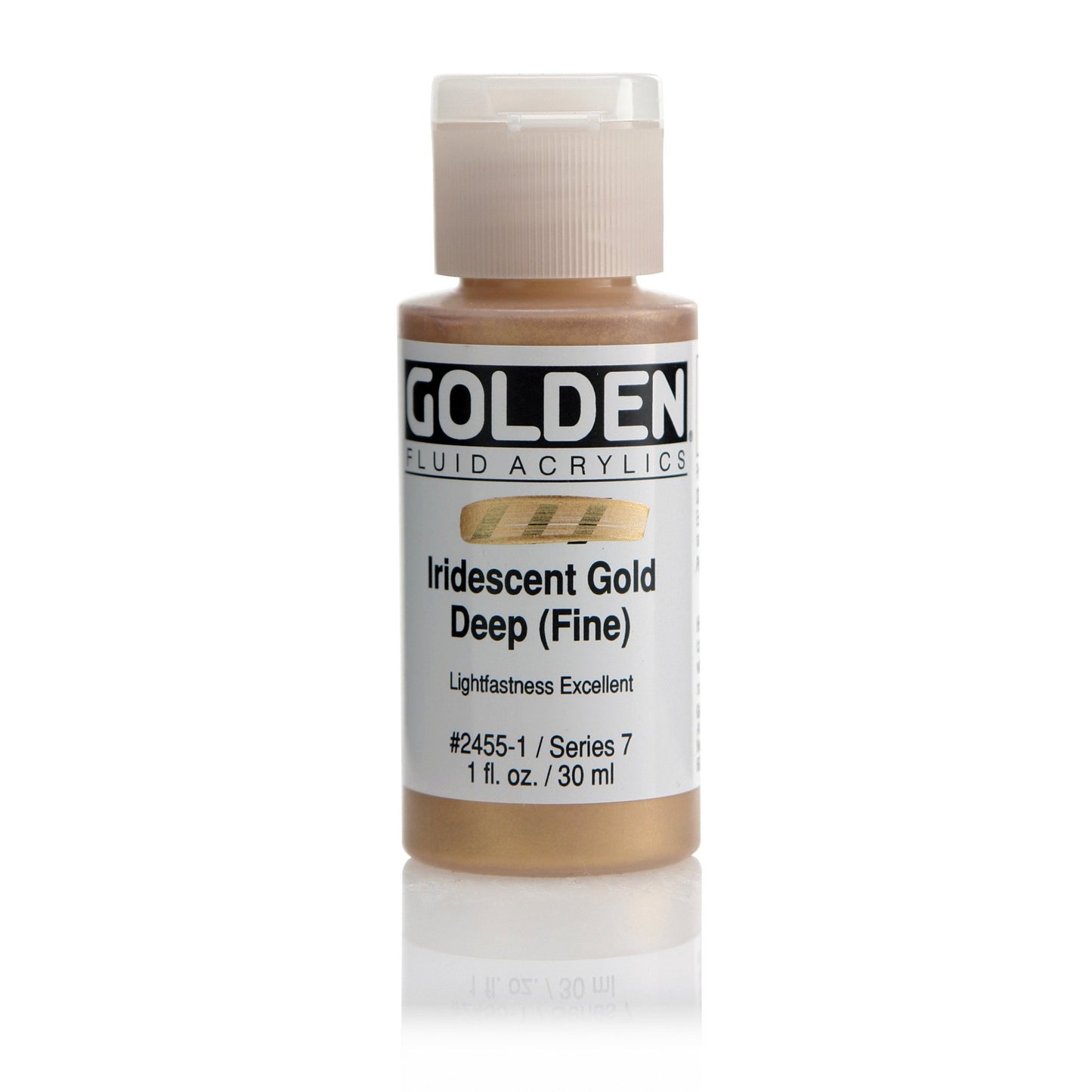 Golden Fluid Acrylic 30ml Iridescent Gold Deep (fine) - theartshop.com.au