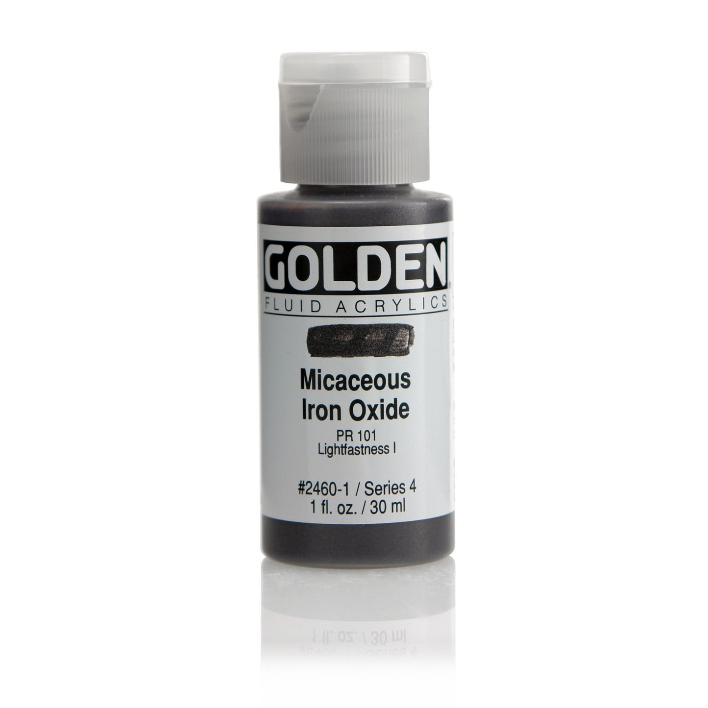 Golden Fluid Acrylic 30ml Iridescent Micaceous Iron Oxide - theartshop.com.au