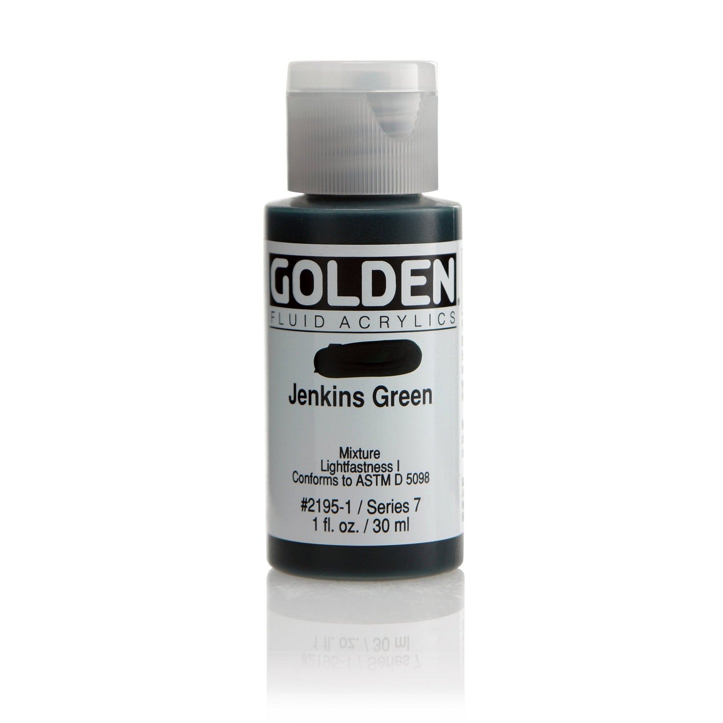 Golden Fluid Acrylic 30ml Jenkins Green - theartshop.com.au