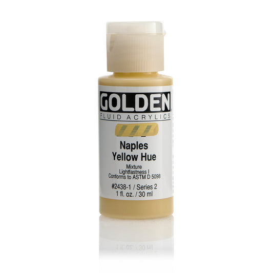 Golden Fluid Acrylic 30ml Naples Yellow Hue - theartshop.com.au