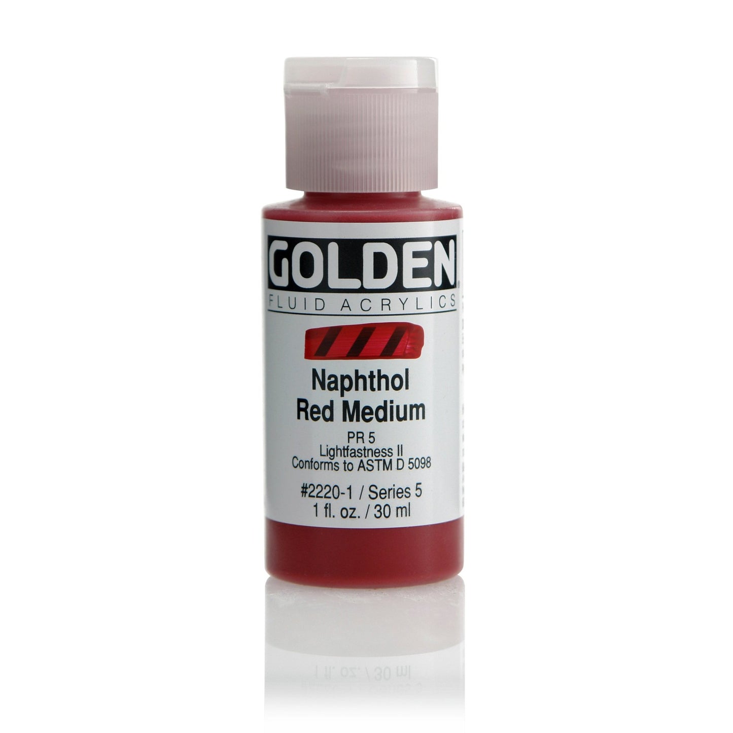 Golden Fluid Acrylic 30ml Napthol Red Medium - theartshop.com.au