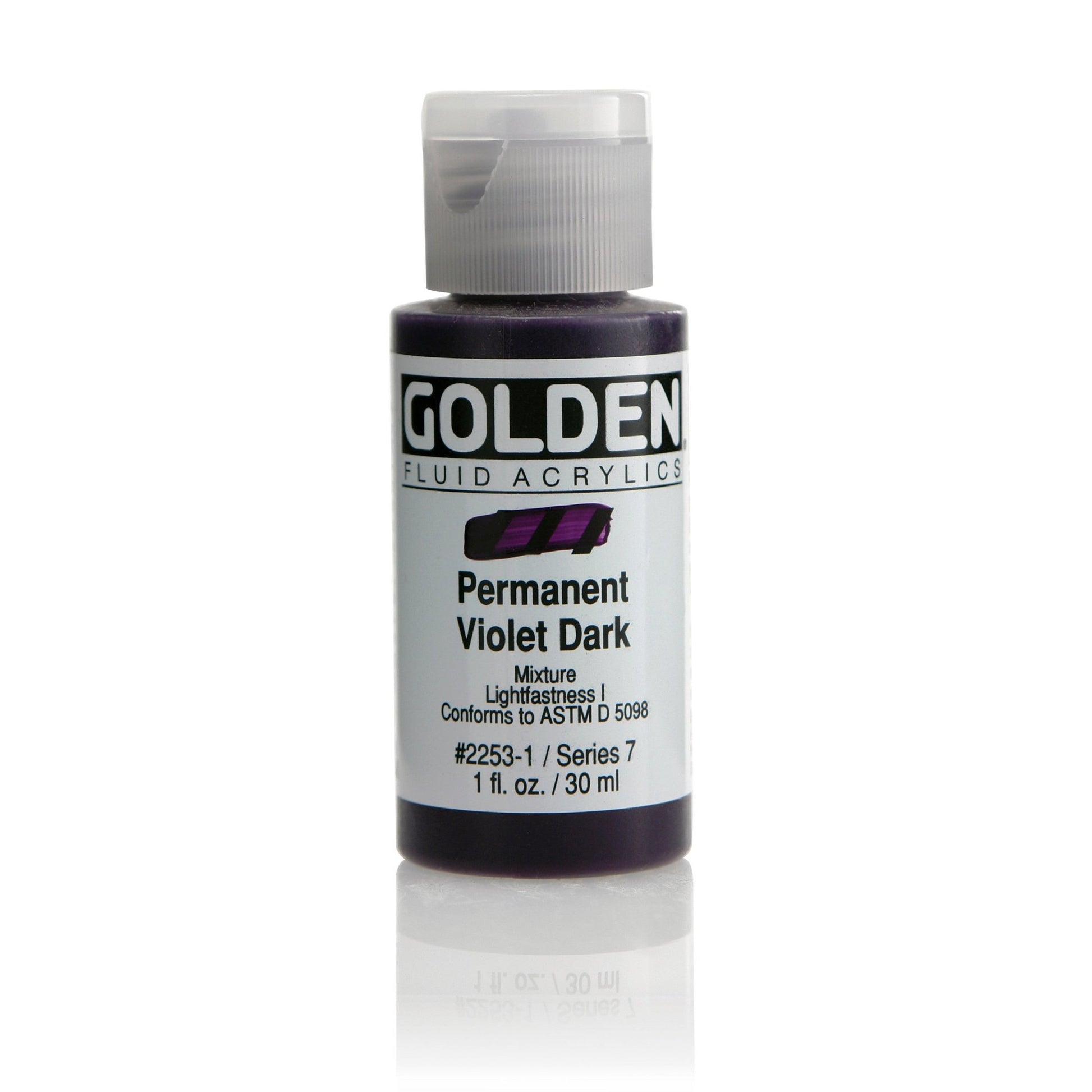 Golden Fluid Acrylic 30ml Permanent Violet Dark - theartshop.com.au