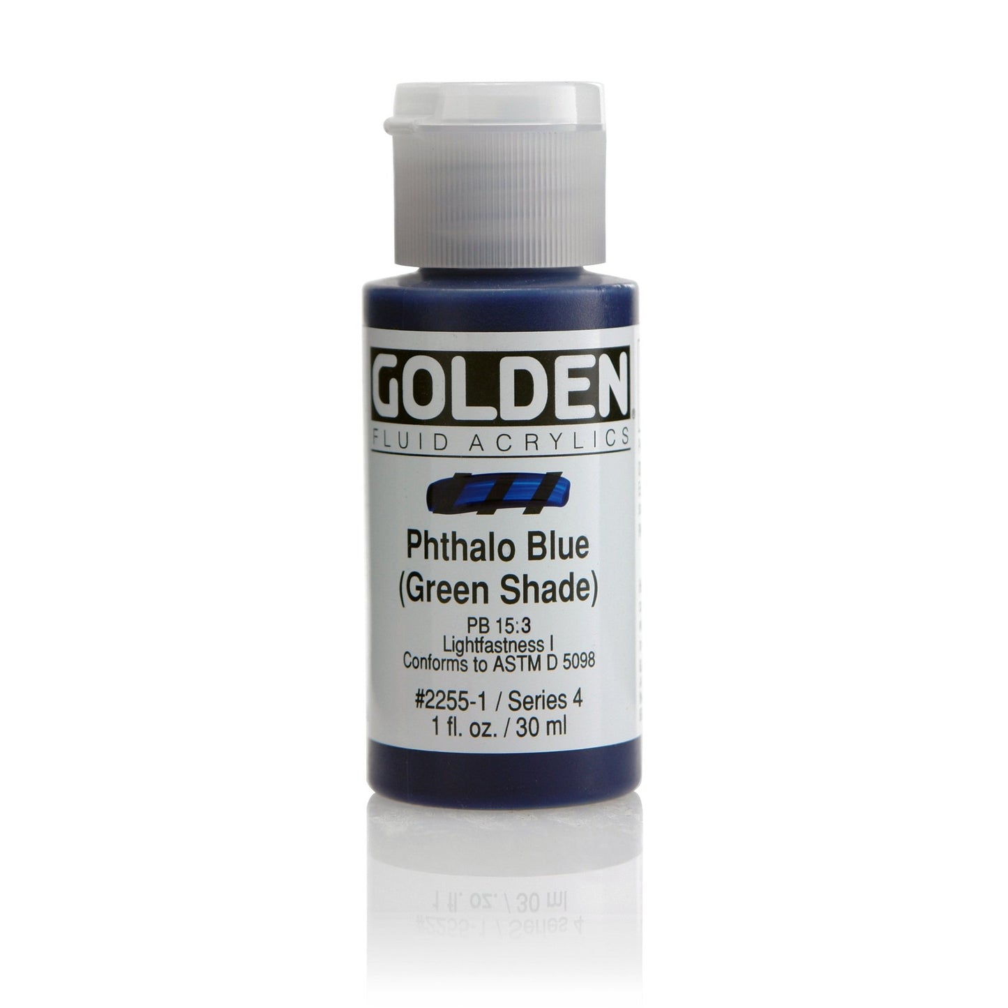 Golden Fluid Acrylic 30ml Phthalo Blue Green Shade - theartshop.com.au