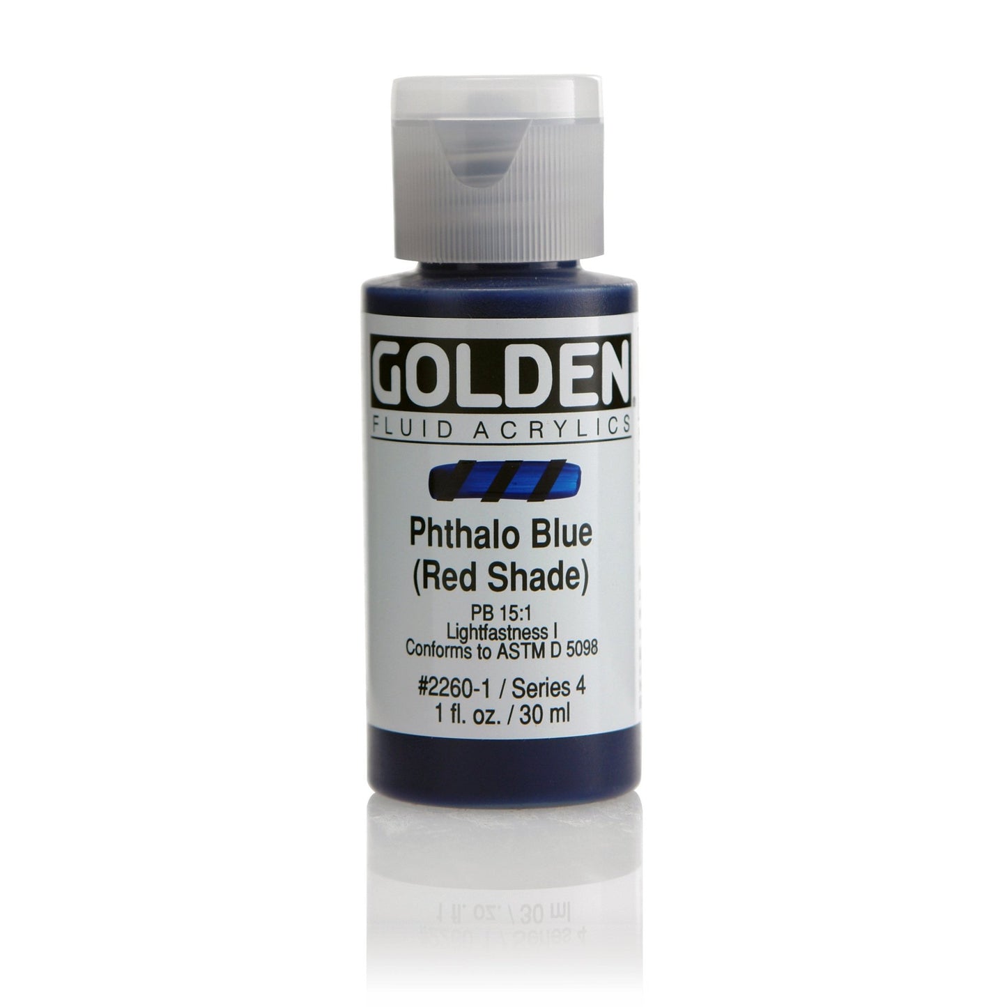 Golden Fluid Acrylic 30ml Phthalo Blue Red Shade - theartshop.com.au