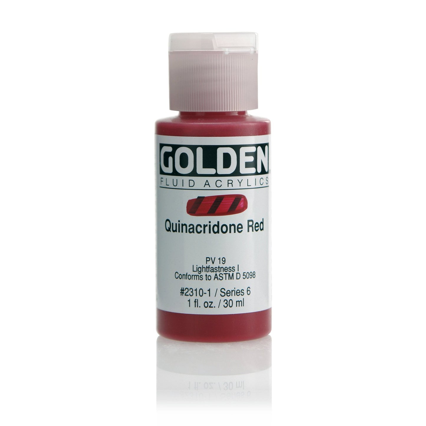 Golden Fluid Acrylic 30ml Quinacridone Red - theartshop.com.au