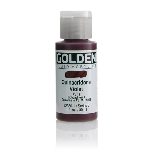 Golden Fluid Acrylic 30ml Quinacridone Violet - theartshop.com.au