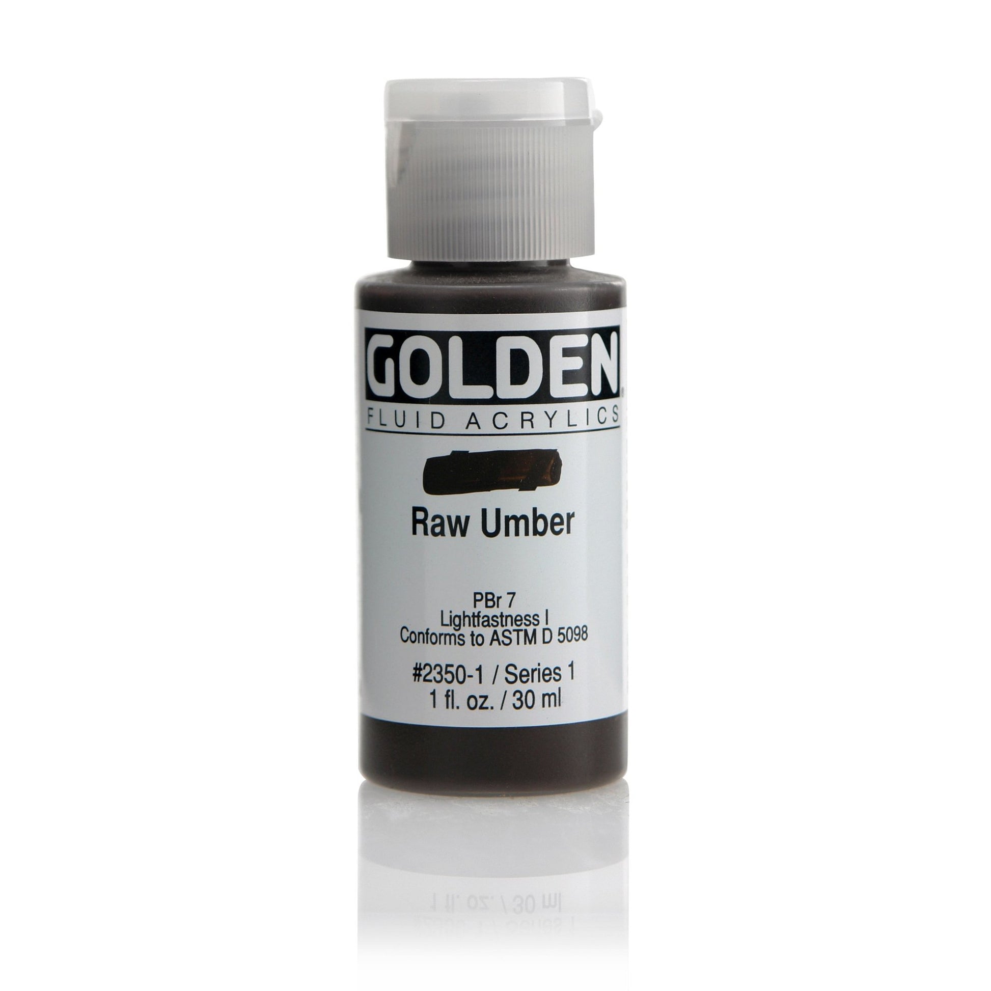 Golden Fluid Acrylic 30ml Raw Umber - theartshop.com.au