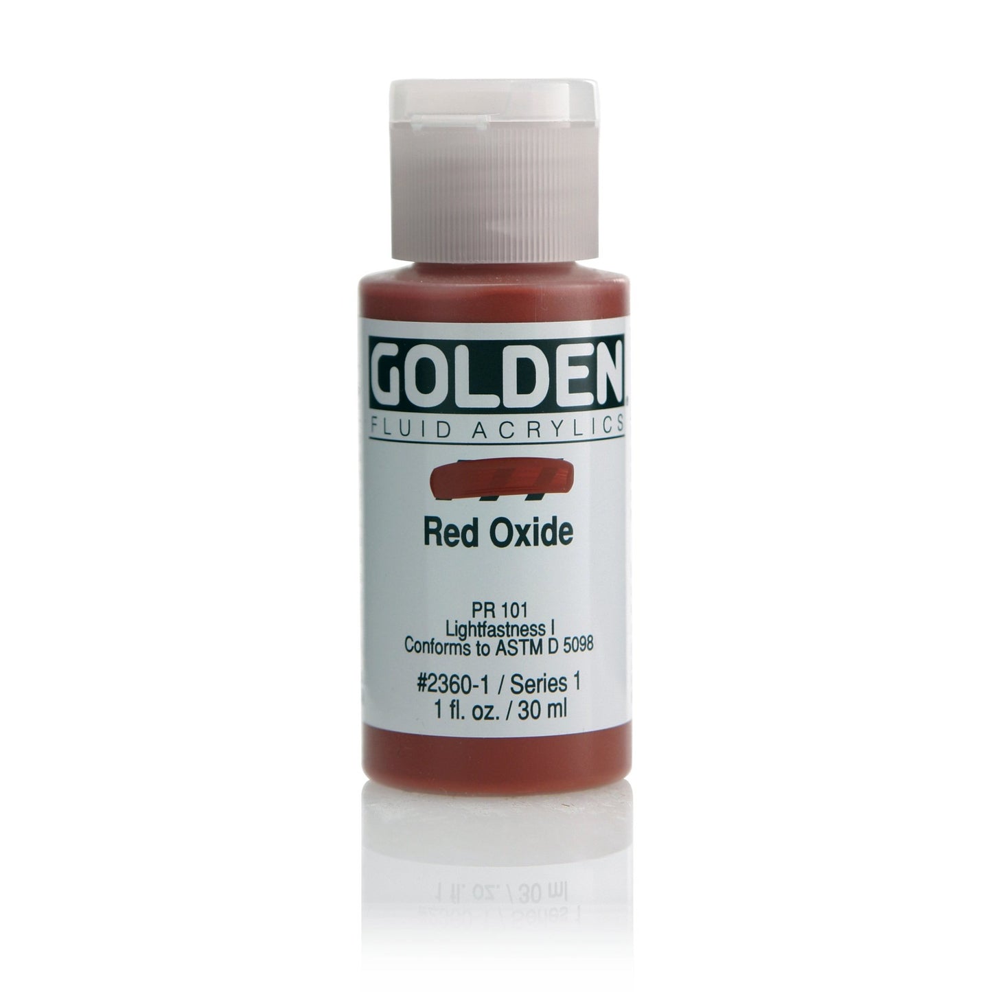 Golden Fluid Acrylic 30ml Red Oxide - theartshop.com.au