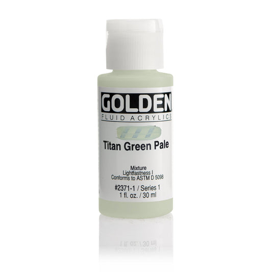 Golden Fluid Acrylic 30ml Titan Green Pale - theartshop.com.au