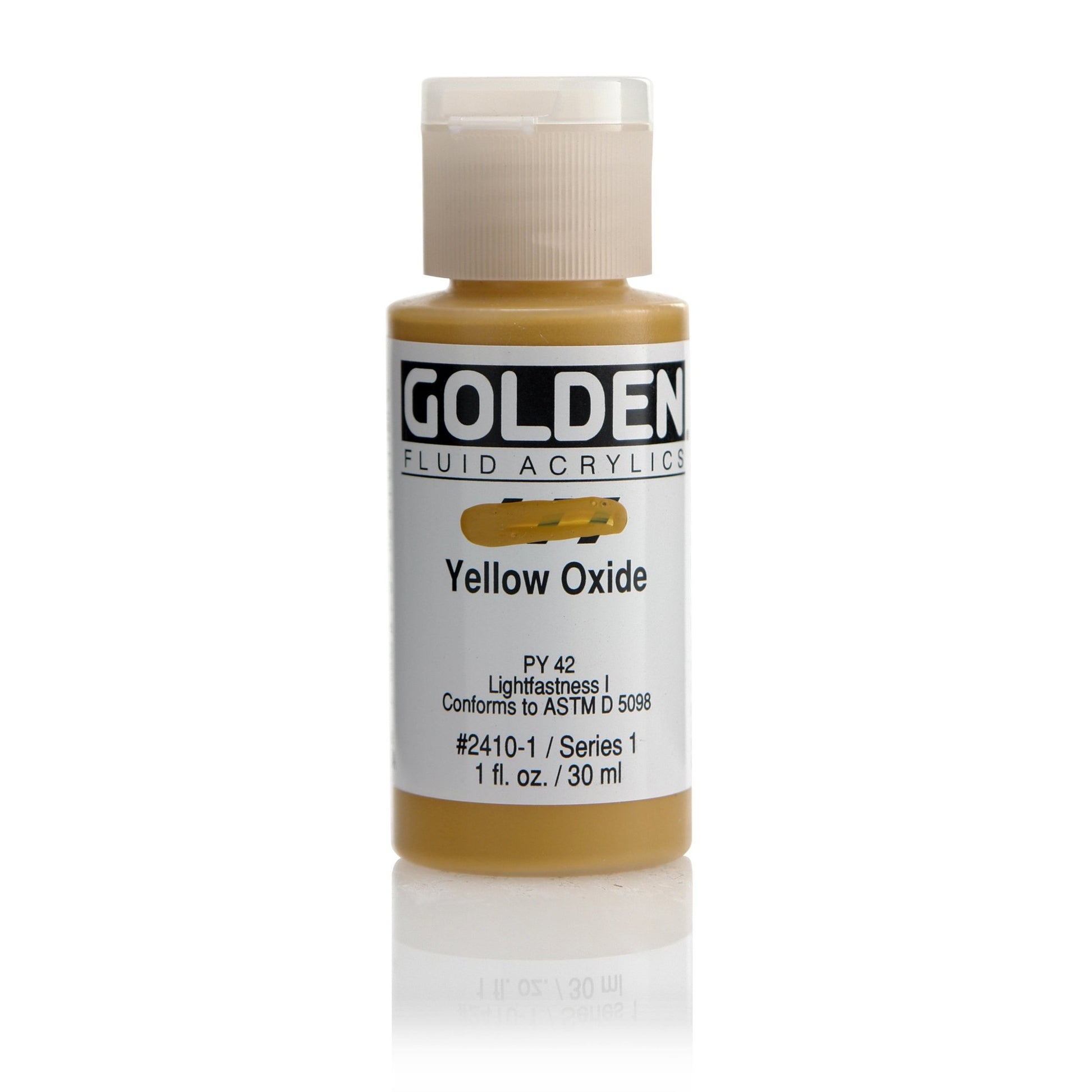 Golden Fluid Acrylic 30ml Yellow Oxide - theartshop.com.au