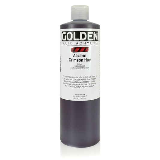 Golden Fluid Acrylic 473ml Alizarin Crimson Hue - theartshop.com.au