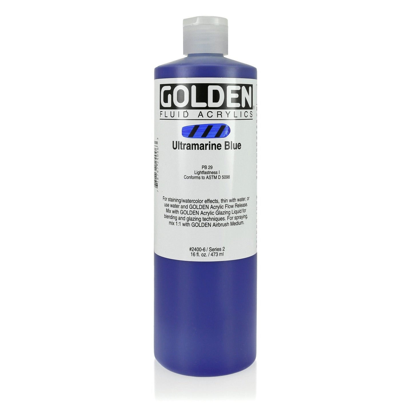 Golden Fluid Acrylic 473ml Ultramarine Blue - theartshop.com.au