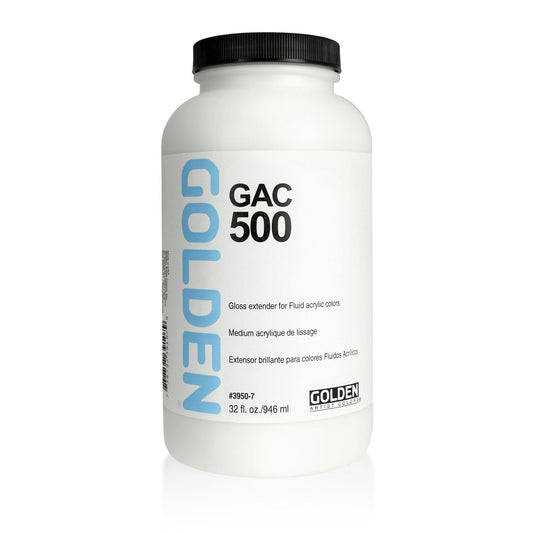 Golden GAC 500 Extends Fluid Acrylics 946ml - theartshop.com.au