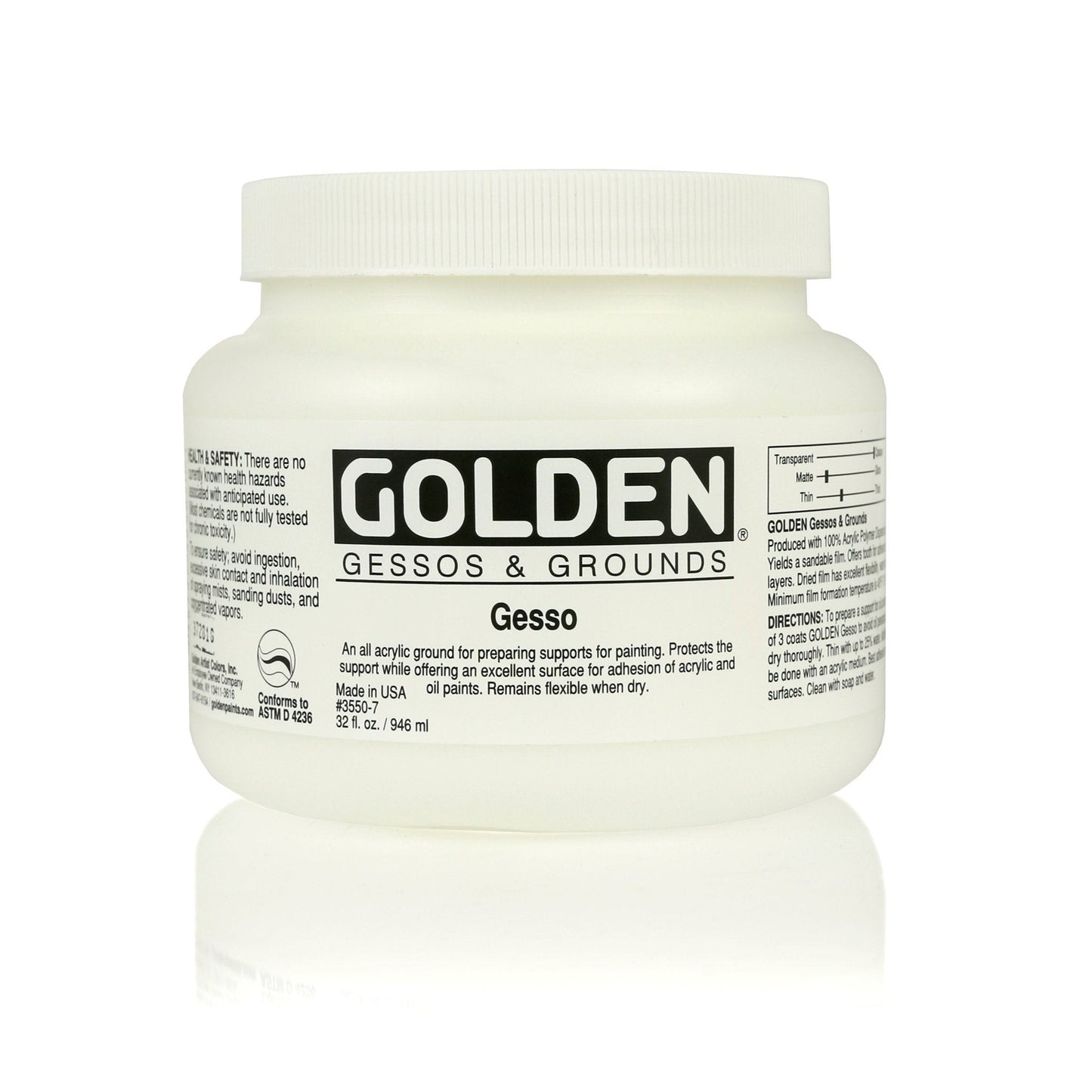 Golden Gesso 946ml - theartshop.com.au