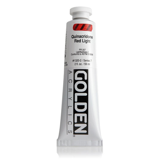 Golden Heavy Body Acrylic 59ml Quinacridone Red Light - theartshop.com.au