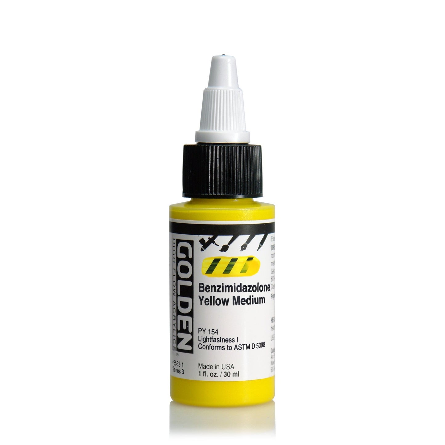 Golden Hi Flow Acrylic 30ml Benzimidazolone Medium - theartshop.com.au