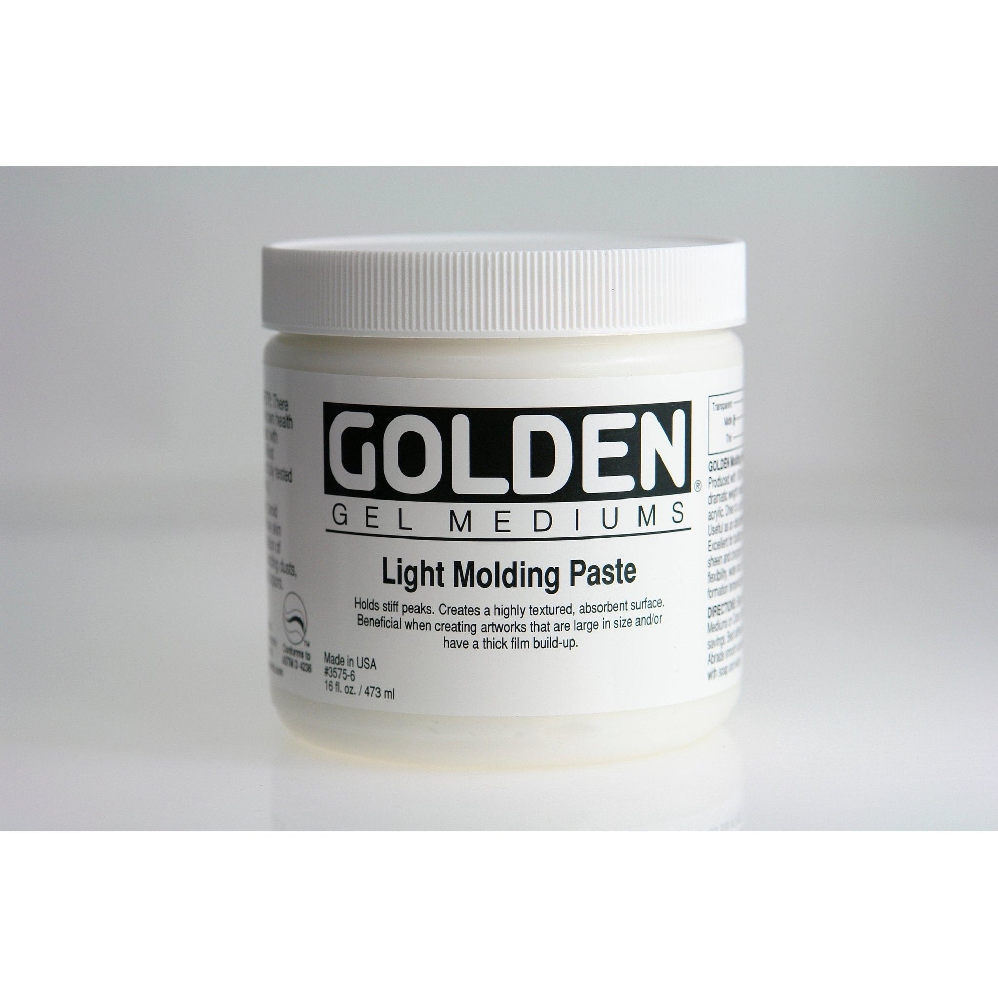 Golden Light Molding Paste 473ml - theartshop.com.au