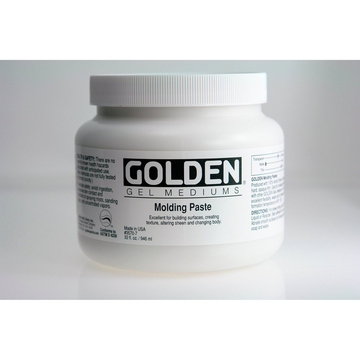 Golden Molding Paste 946ml - theartshop.com.au