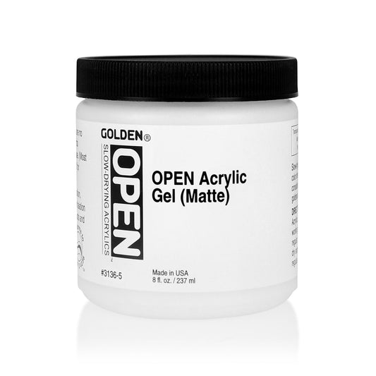 Golden OPEN Acrylic Gel (Matte) 237ml - theartshop.com.au