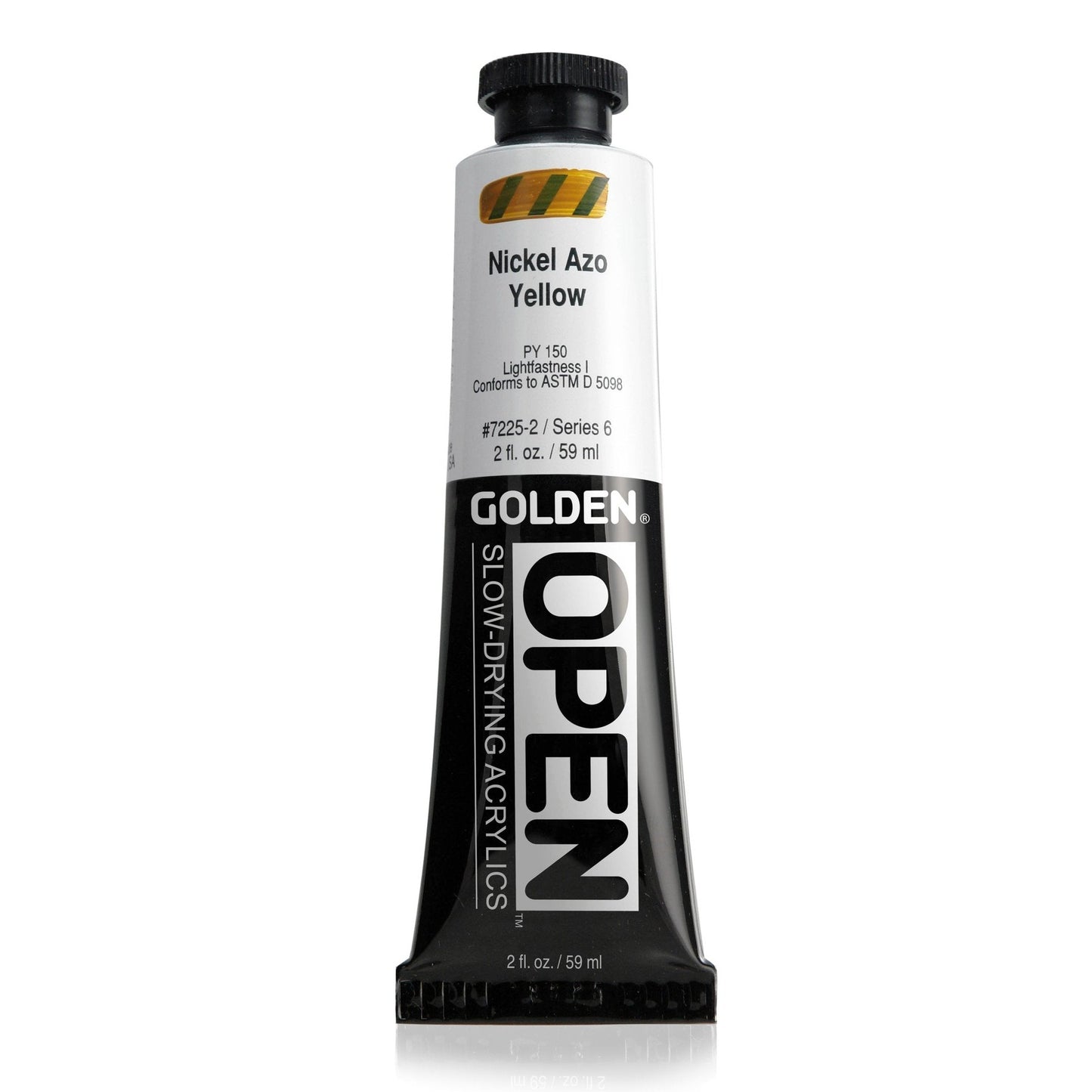 Golden Open Acrylics 59ml Nickel Azo Yellow - theartshop.com.au