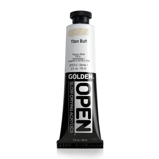 Golden Open Acrylics 59ml Titan Buff - theartshop.com.au