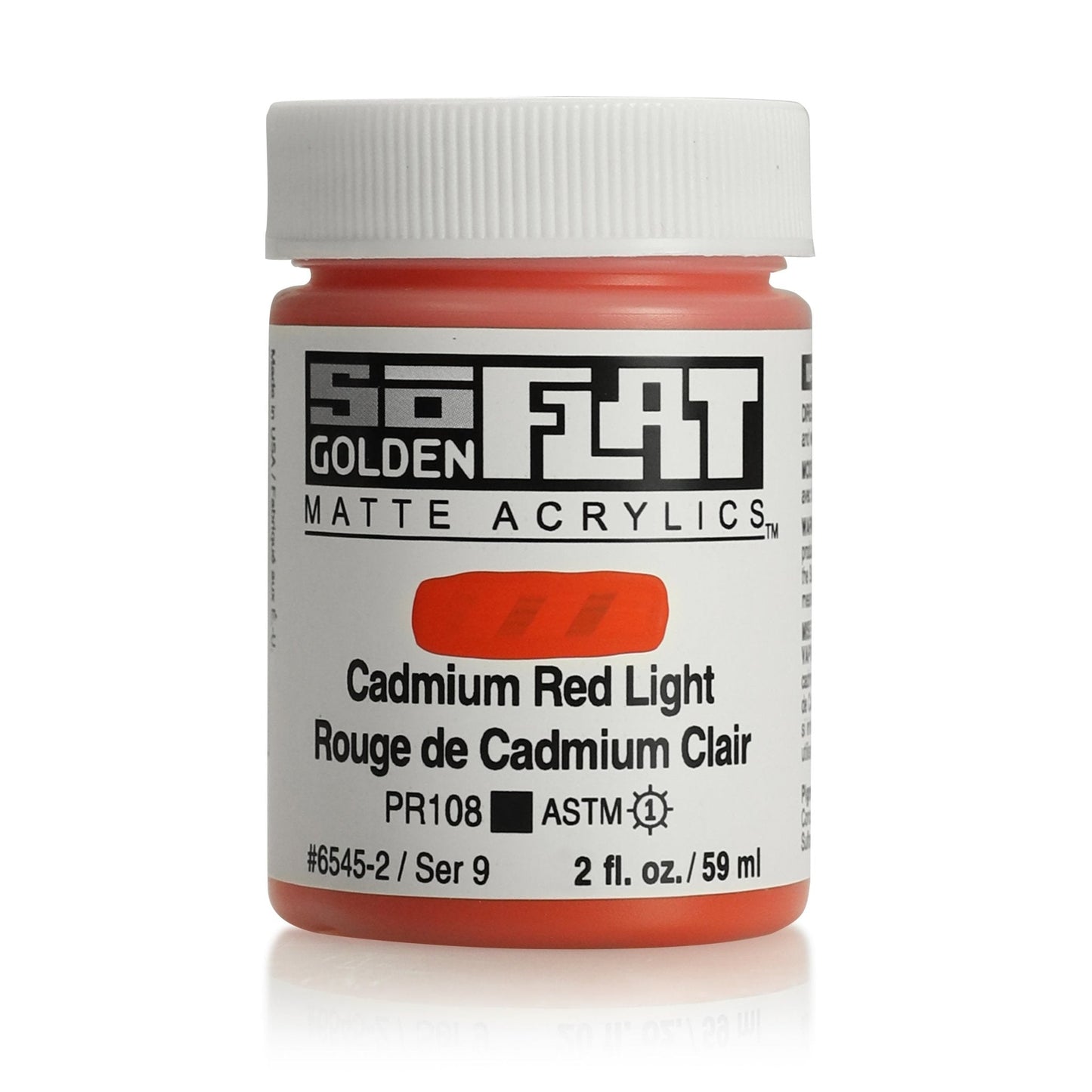 Golden SoFlat 59ml Cadmium Red Light - theartshop.com.au