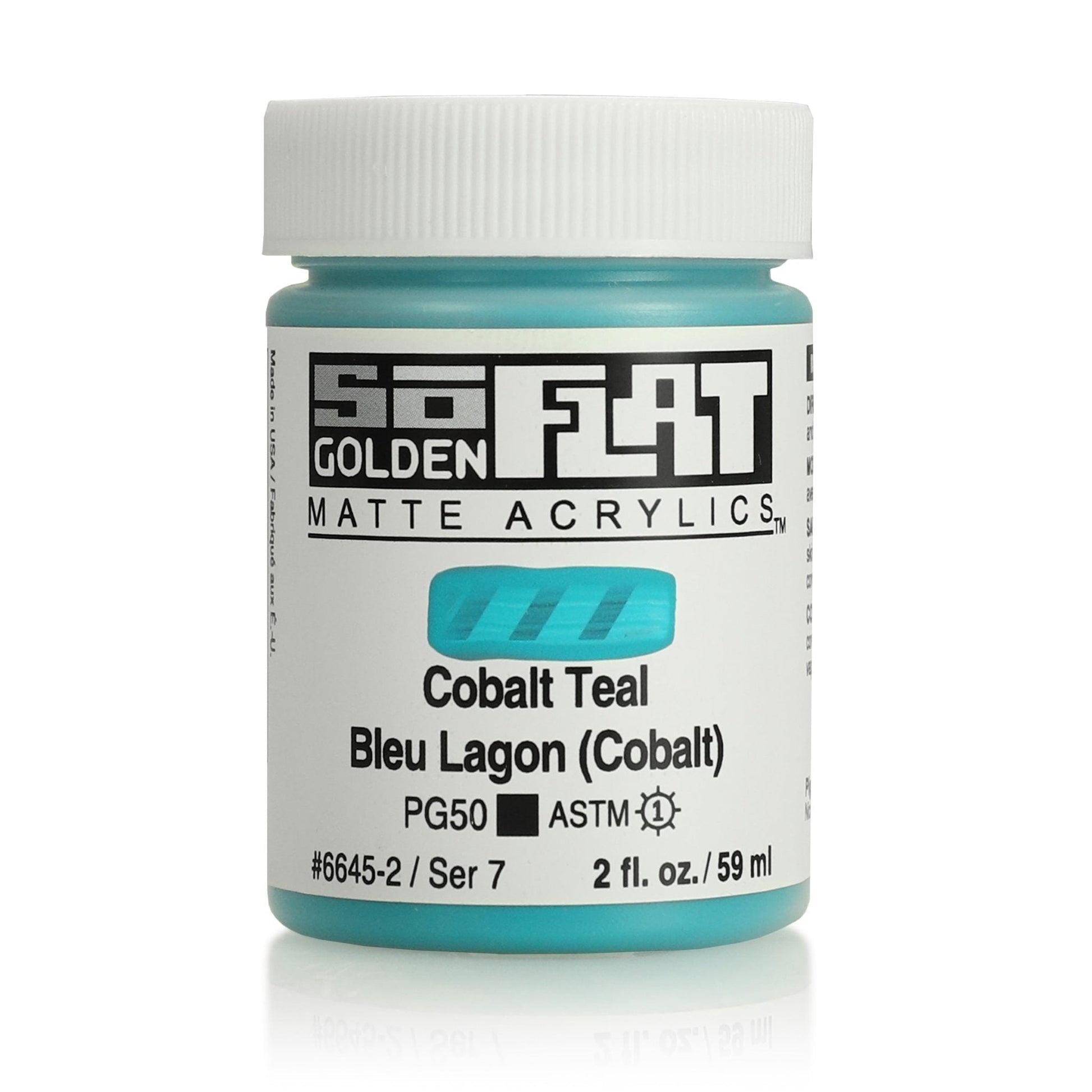 Golden SoFlat 59ml Cobalt Teal - theartshop.com.au