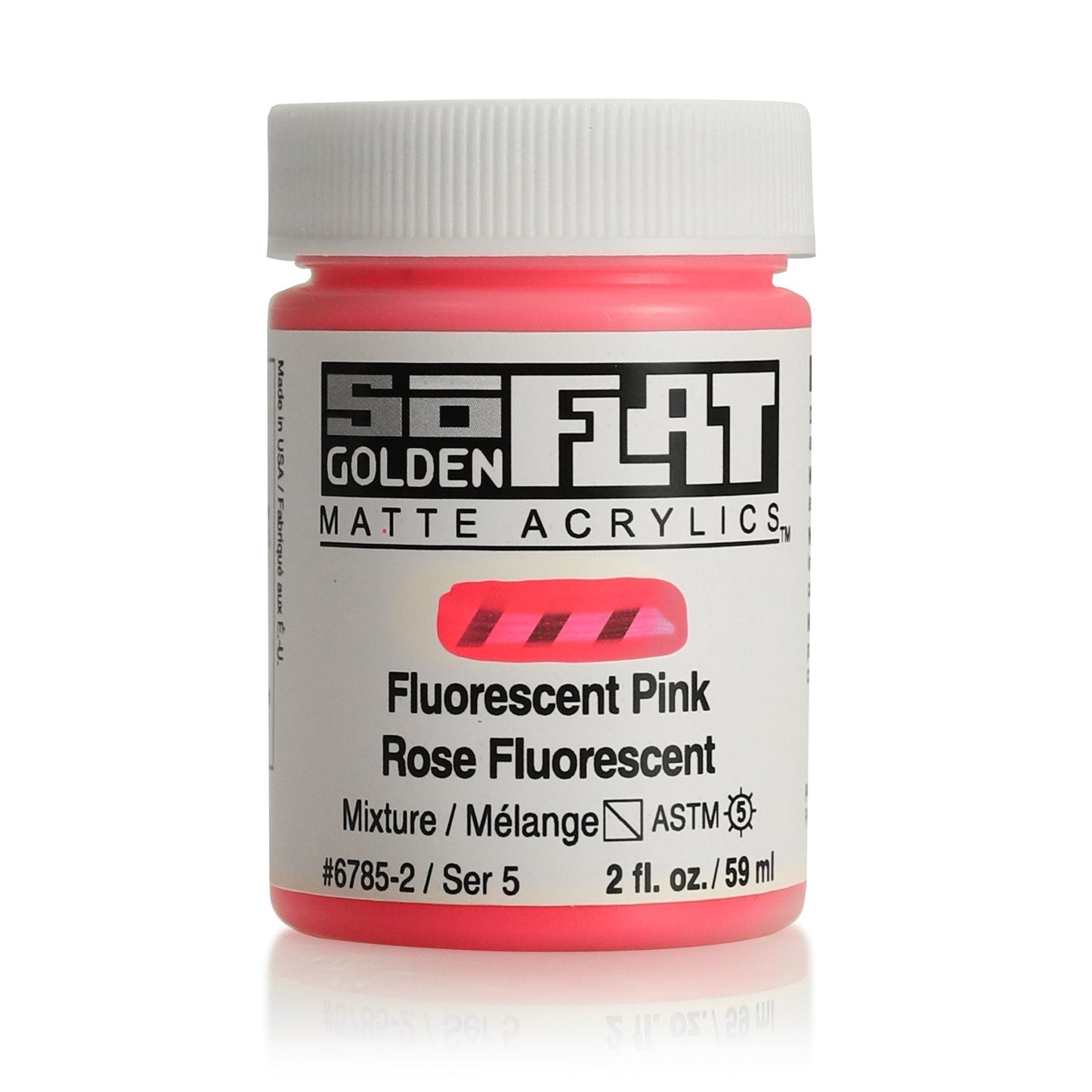 Golden SoFlat 59ml Fluorescent Pink - theartshop.com.au